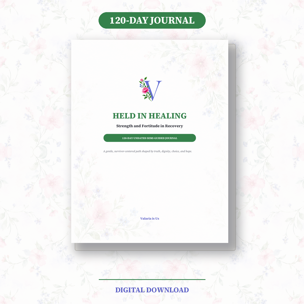 Held in Healing: Stage Two Recovery Journal