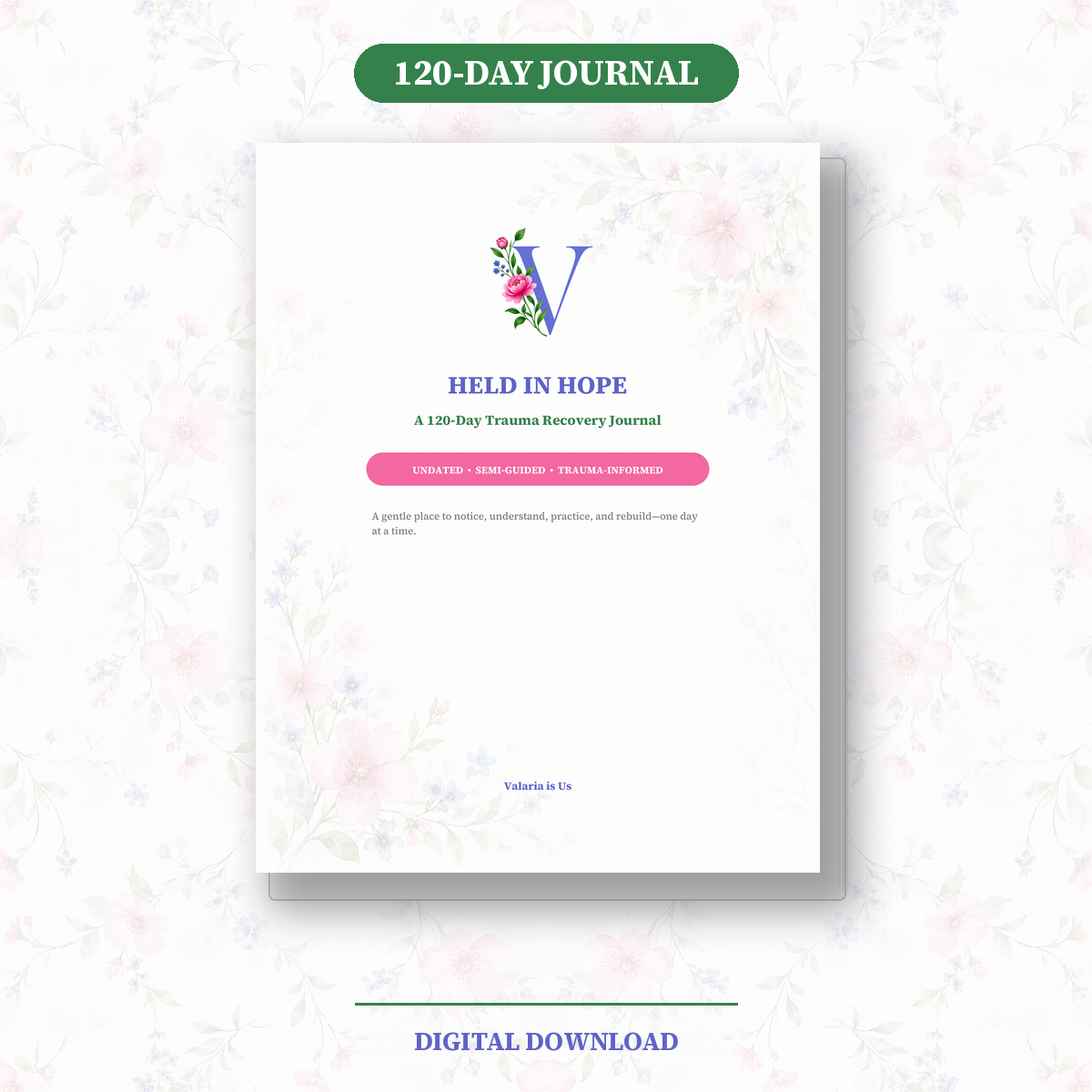 Held in Hope: Stage One Recovery Journal