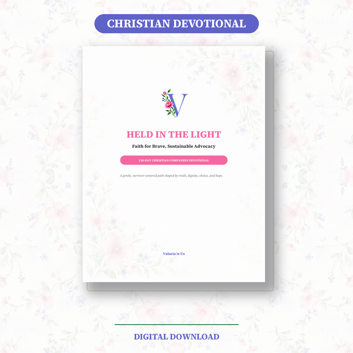 Held in the Light: Stage Three Christian Devotional